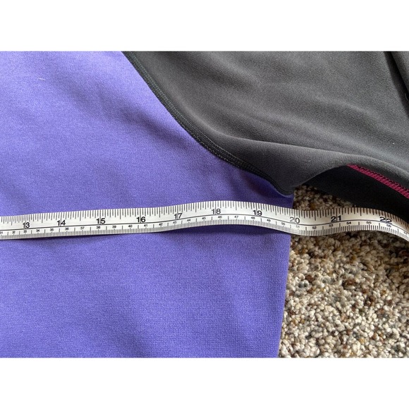 NIKE THERMA FIT - M/L - Hoodie Jacket SPELL OUT Full Zip Purple Black Pink B24 - Picture 6 of 9